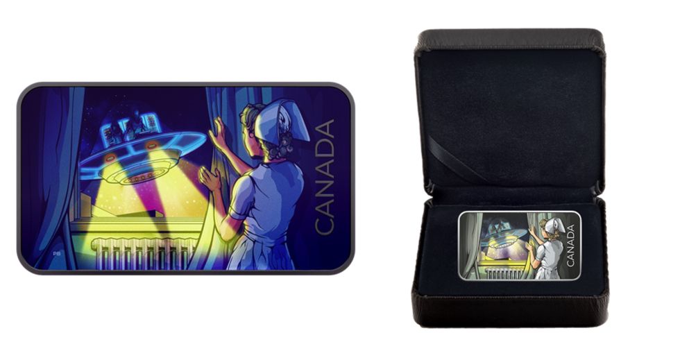 1 oz. Pure Silver Glow-in-the-Dark Coin \u2013 Canada\u2019s Unexplained Phenomena: The Duncan Incident