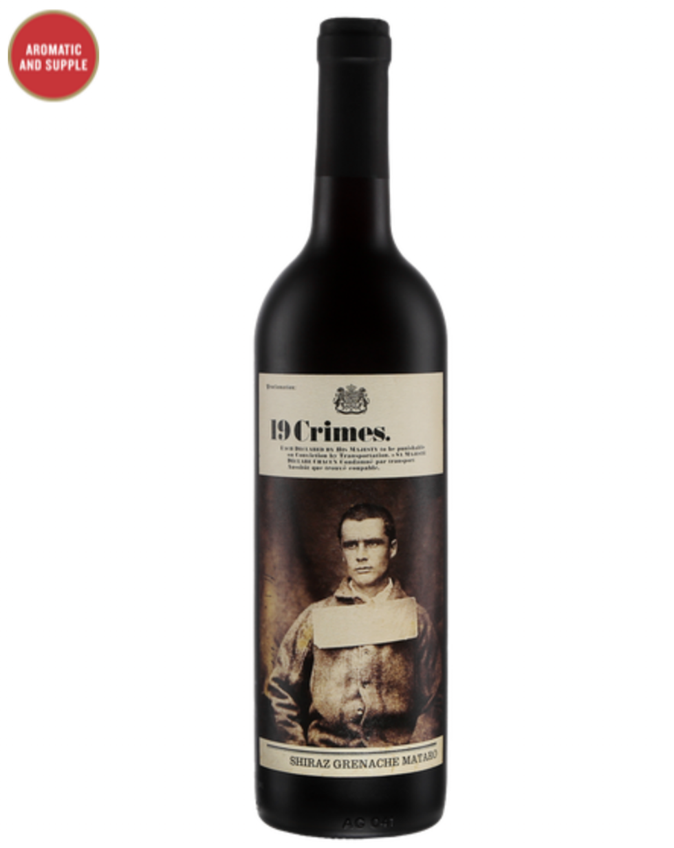19 Crimes red wine.