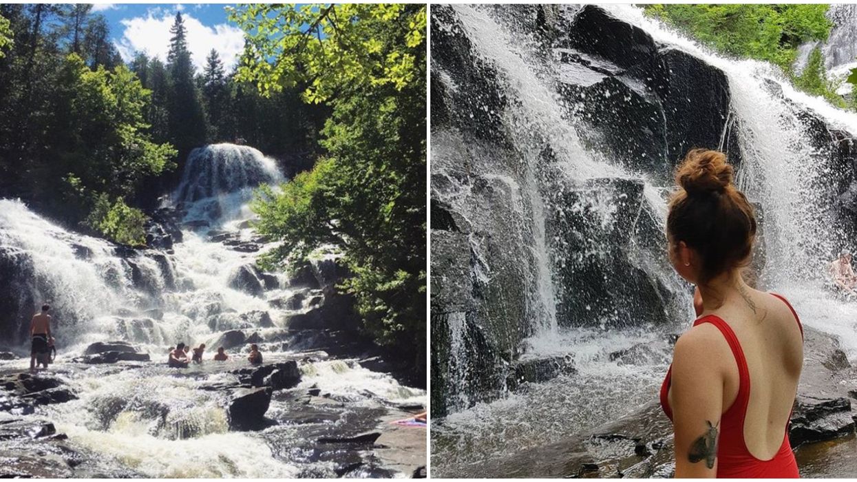 5 Hidden Waterfalls In Canada & The U.S. Where You Can Actually Go Swimming