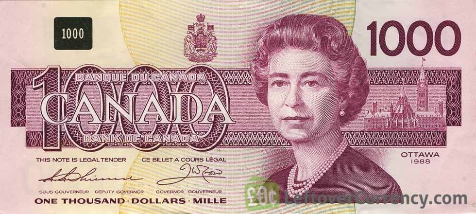 A $1,000 note from 1988.