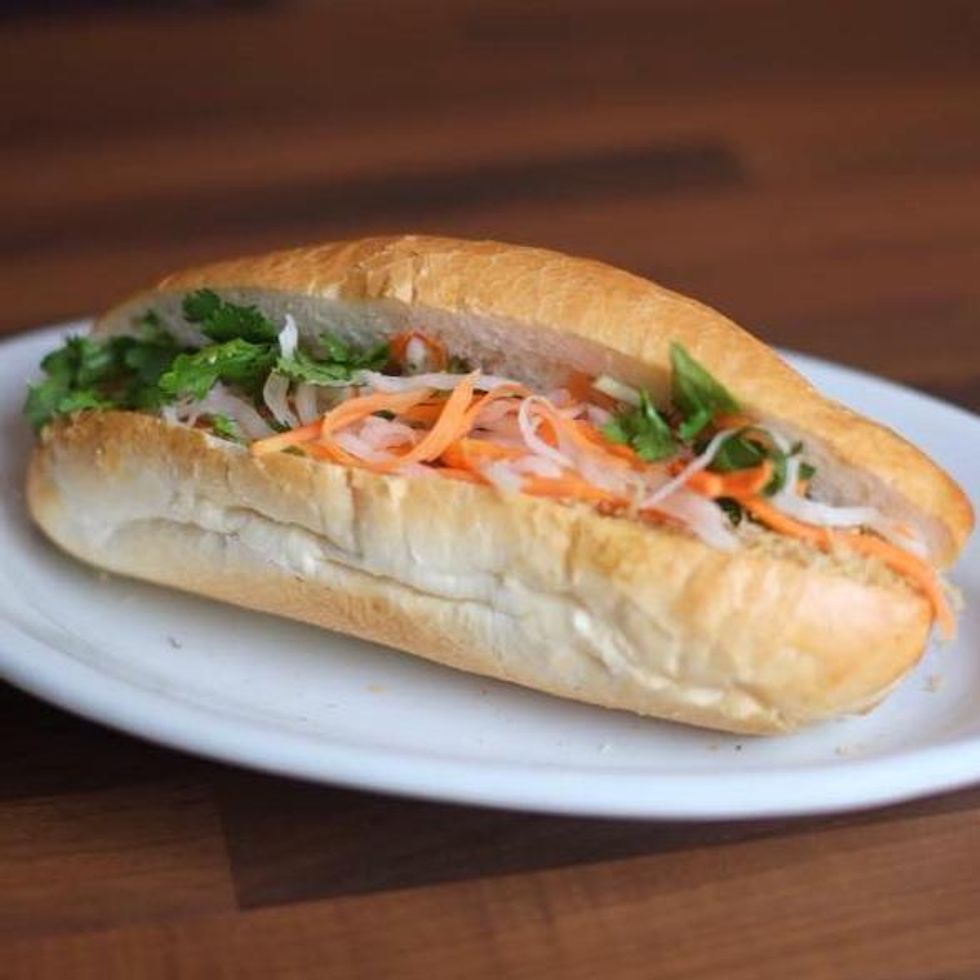 A b\u00e1nh m\u00ec from Banh Mi Saigon.