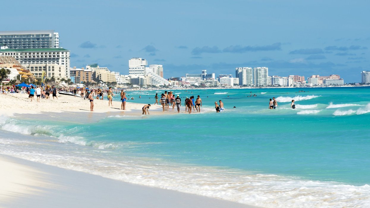 A beach in Mexico.