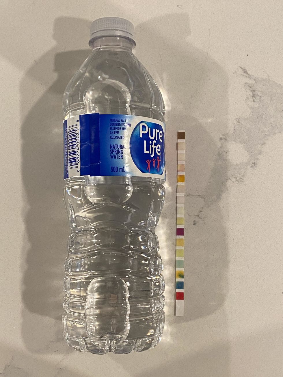 A bottle of Pure Life water.\u200b