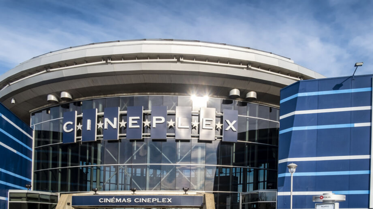 A Cineplex theatre entrance in Laval.