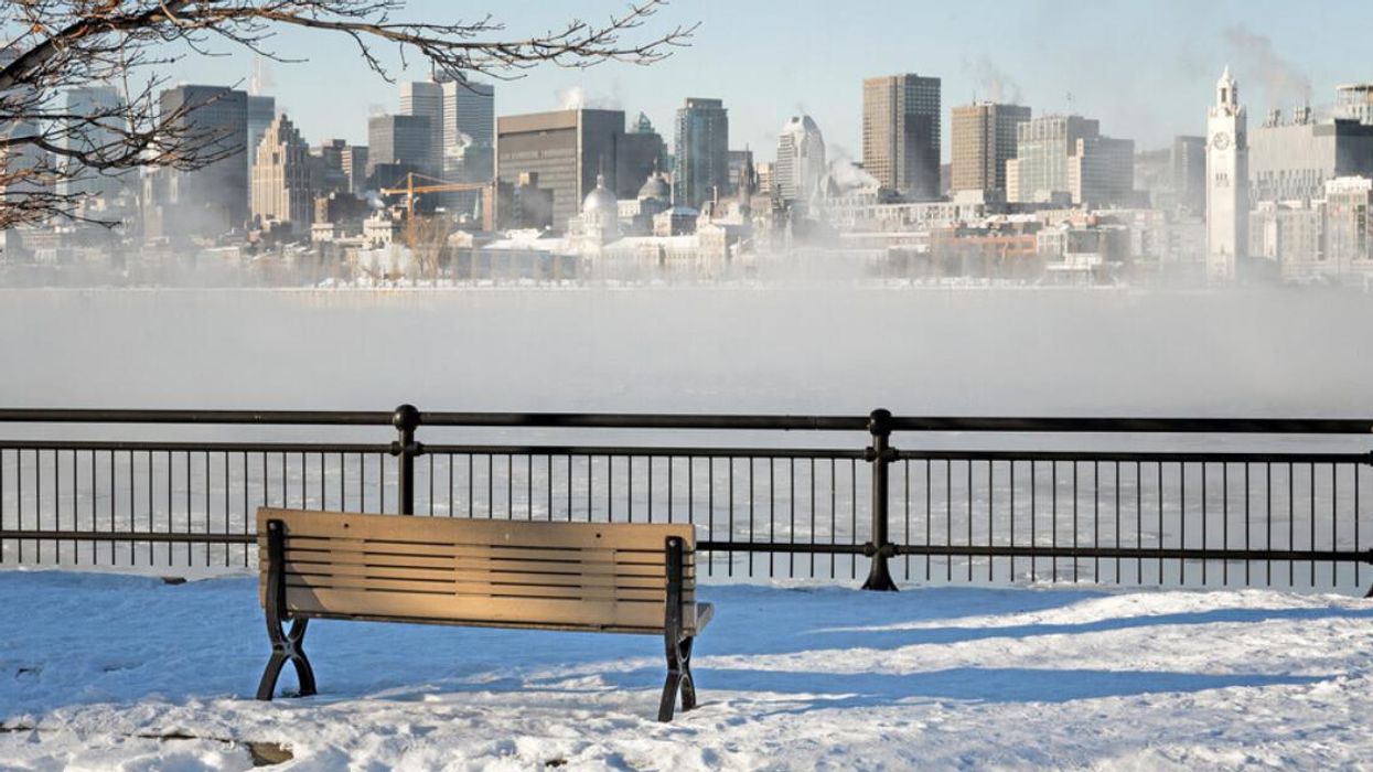 A cold winter day in Montreal.