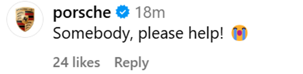 Un comentario en una publicación de Blog de MTL Instagram.