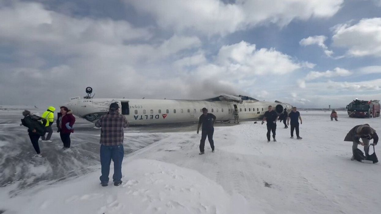 A Delta Airlines flight from Minneapolis to Toronto crashed while landing at Pearson International Airport.