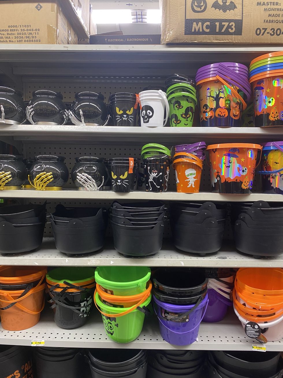 A Dollarama shelf