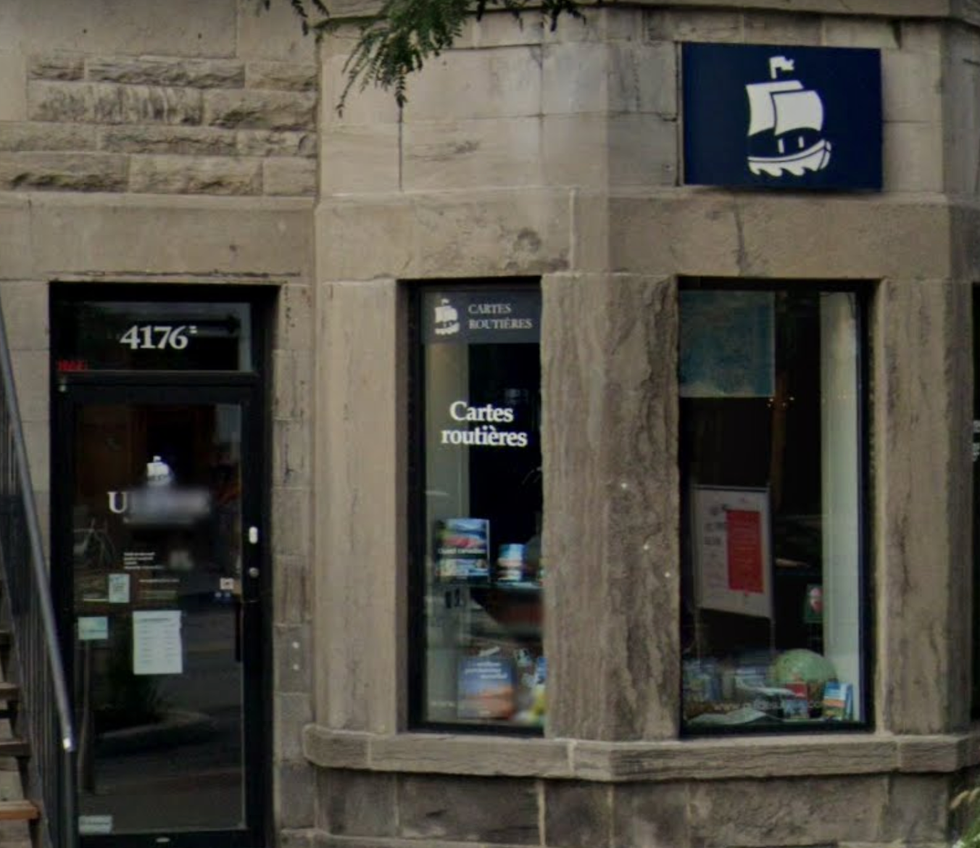 A Google Streetview photo of the Ulysses bookstore.