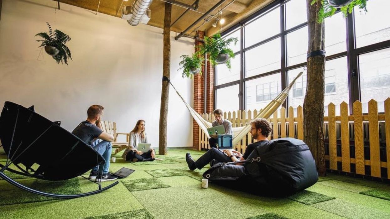 A group of people working at the Workleap office in Montreal, Quebec.