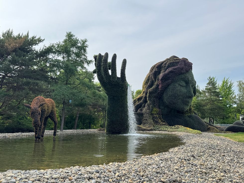 A large sculpture in Montreal's Parc Jean-Drapeau.