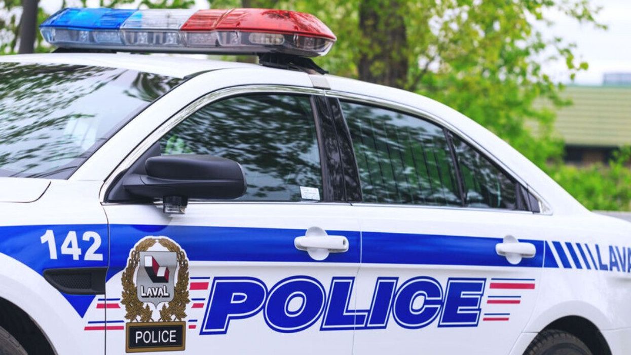 A Laval Police car.