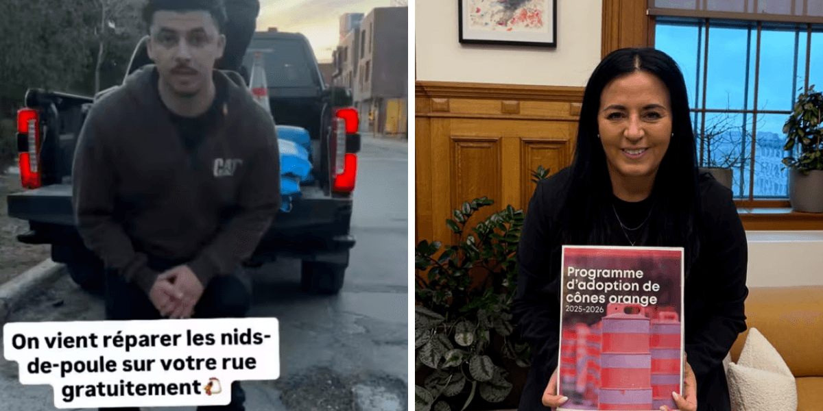 A Montreal man is filling in potholes for free but the mayor wants him to stop A Montreal man is filling in potholes for free but the mayor wants him to stop
