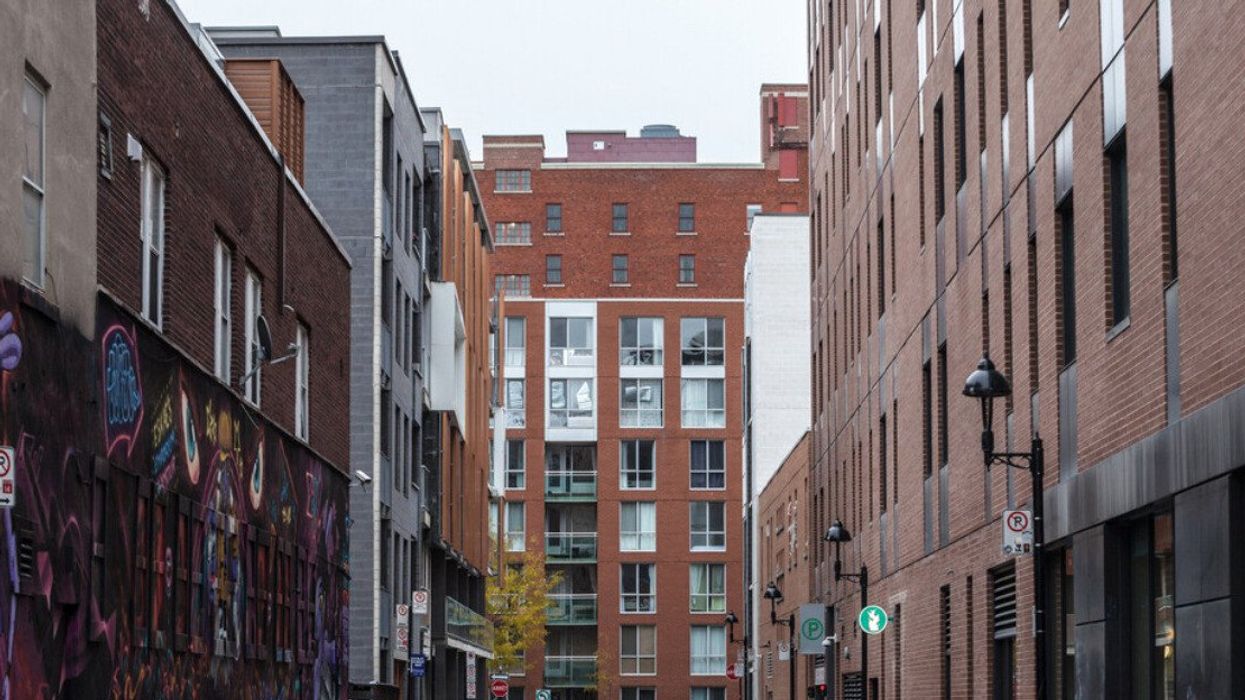 A Montreal alley.
