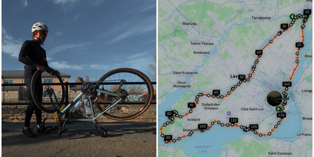 A YouTuber biked the entire island of Montreal and it took less time than you might think A YouTuber biked the entire island of Montreal and it took less time than you might think