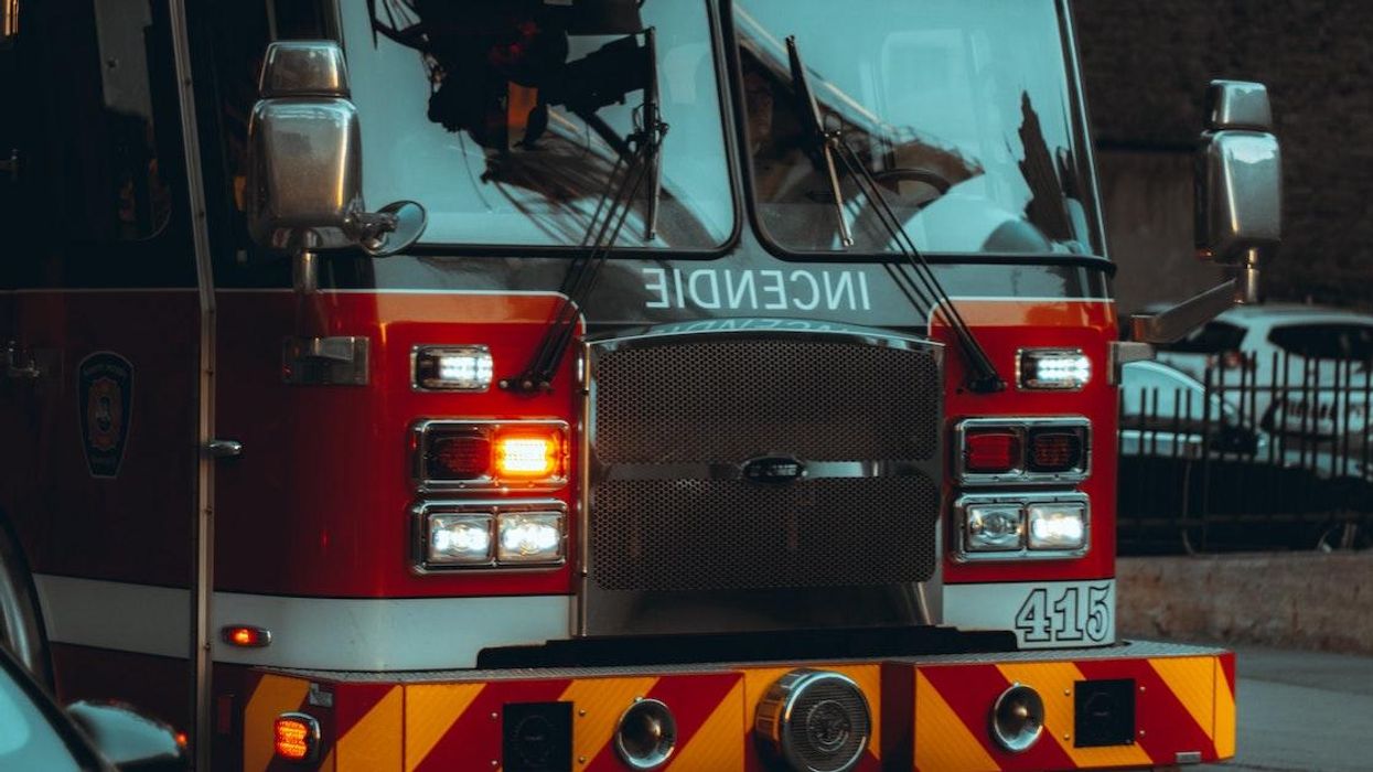 A Montreal fire truck, pictured in 2021.