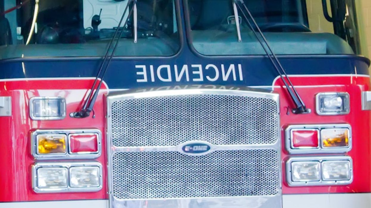 A Montreal fire truck.