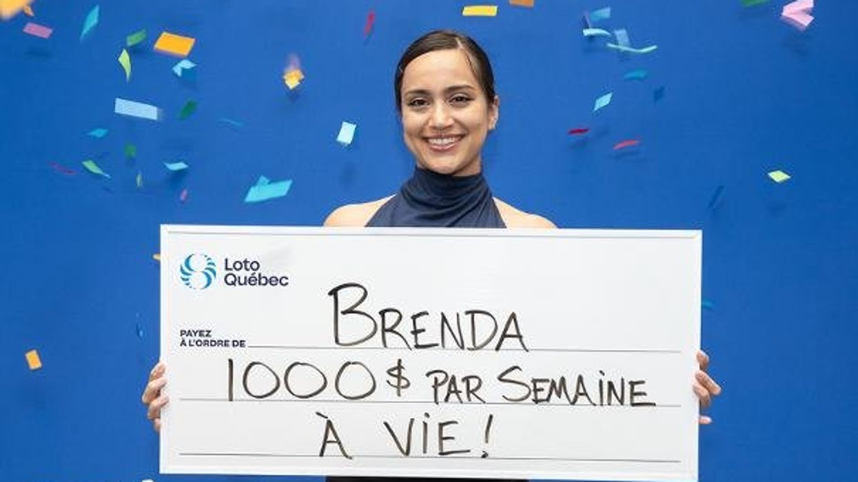 A Montreal lottery winner.