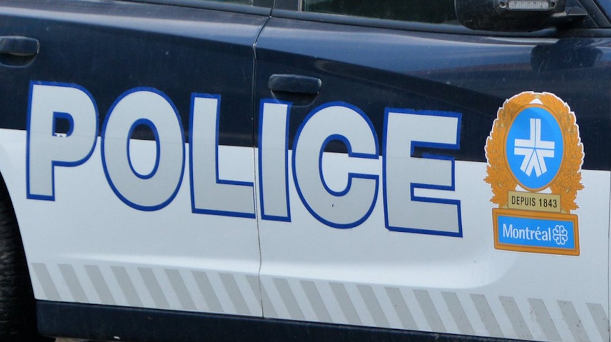 A Montreal police vehicle.