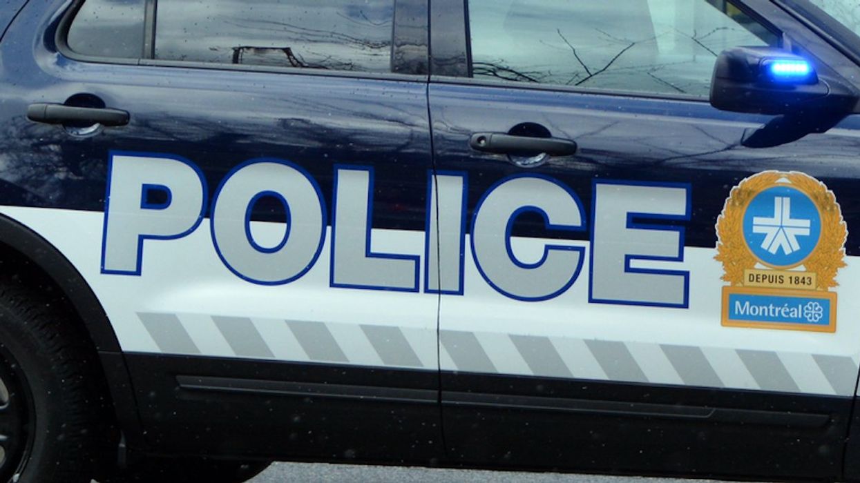 A Montreal police vehicle.
