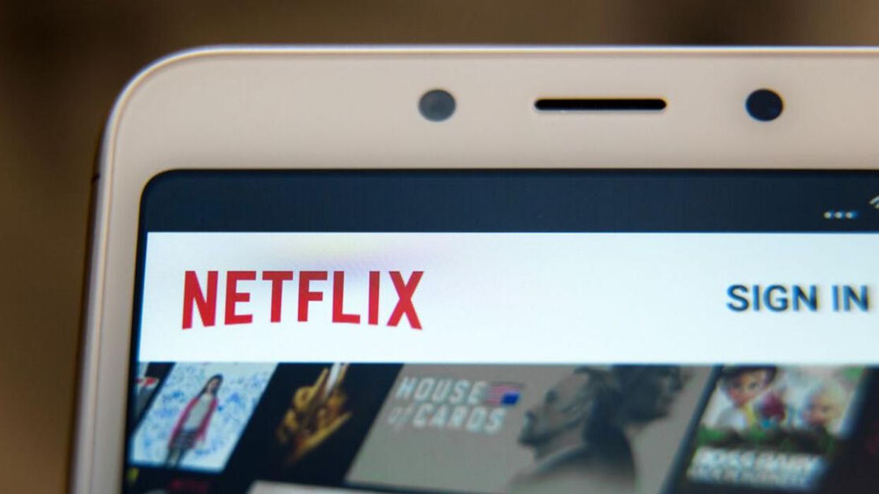 A Neflix login screen.