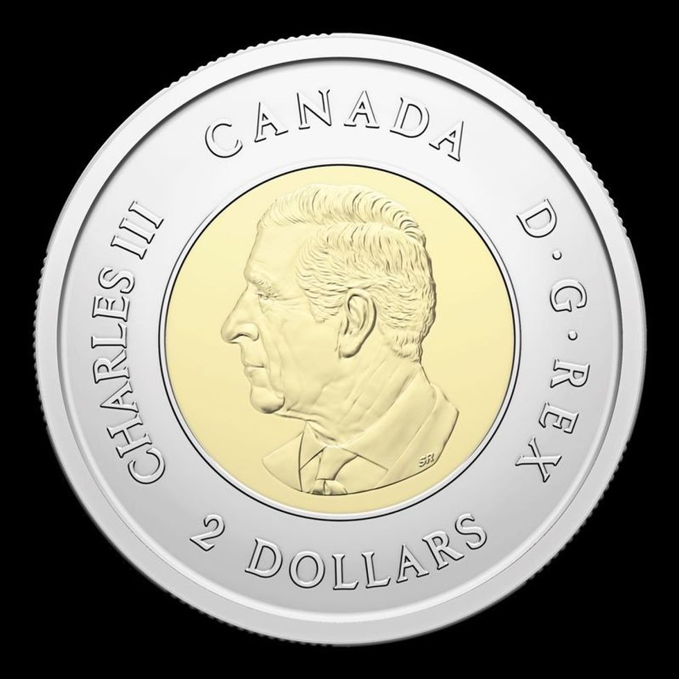 A new $2 coin from the Royal Canadian Mint.