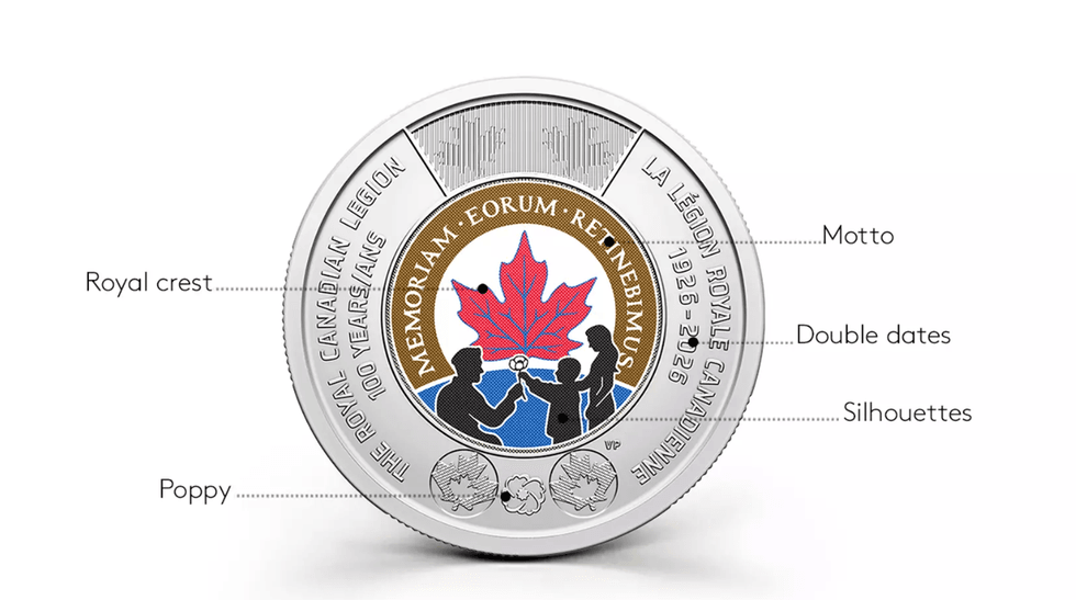 A new $2 coin from the Royal Canadian Mint.