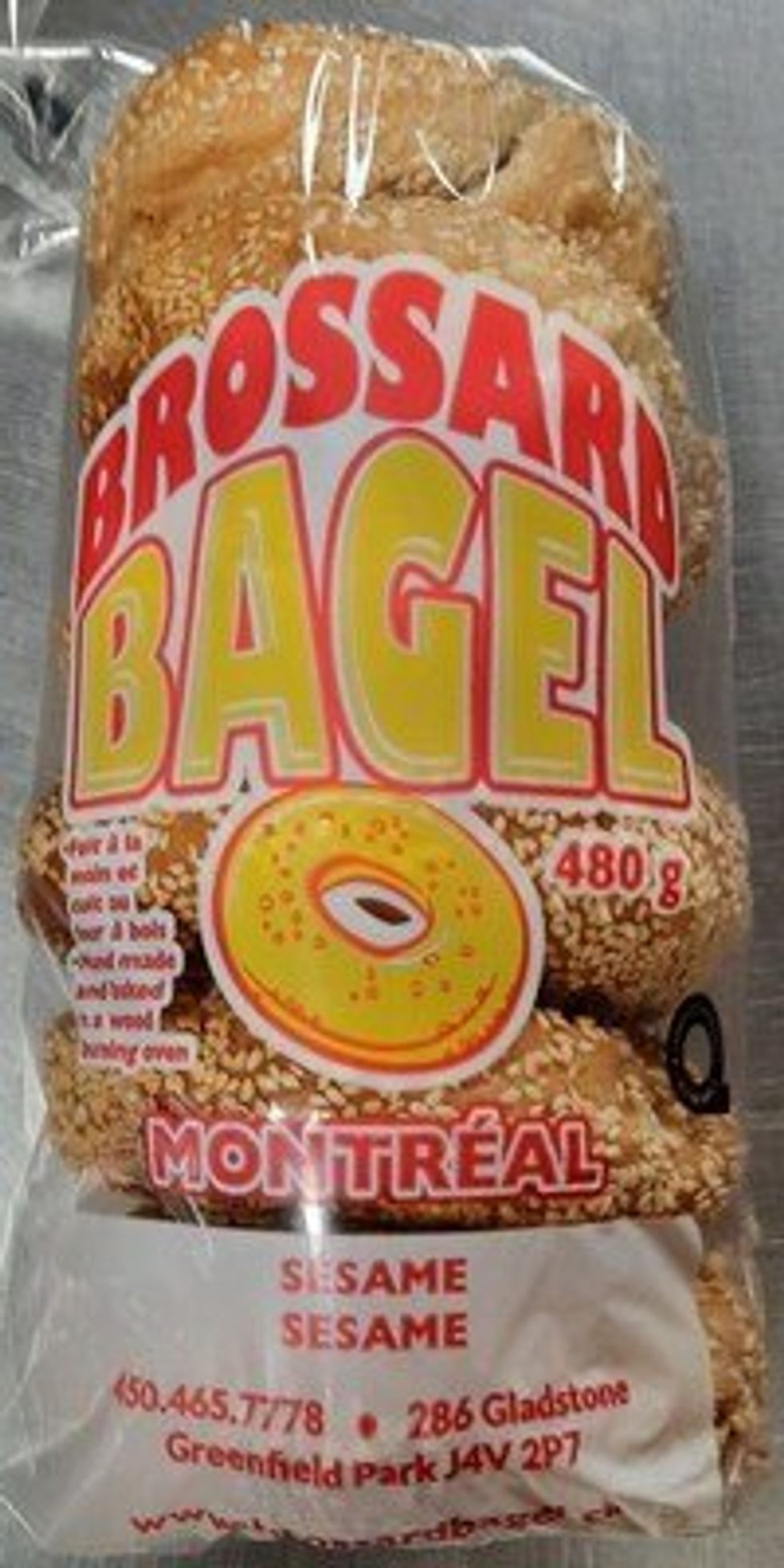 A package of bagels sold at Maxi stores in Quebec.