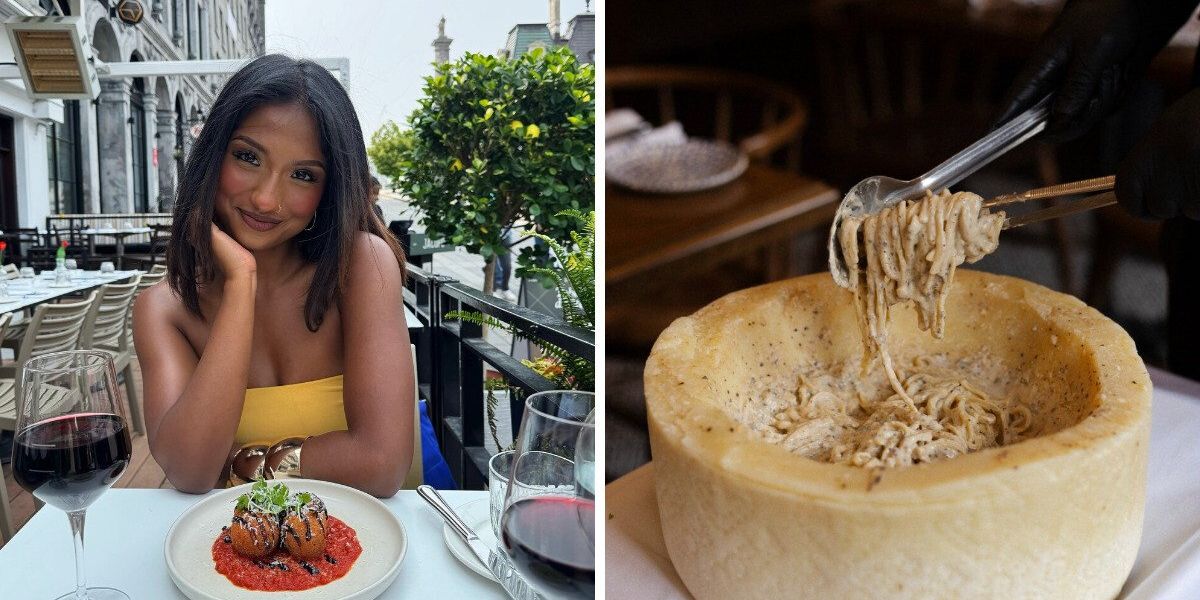 This Montreal restaurant feels straight out of Italy and serves pasta in a giant cheese wheel This Montreal restaurant feels straight out of Italy and serves pasta in a giant cheese wheel