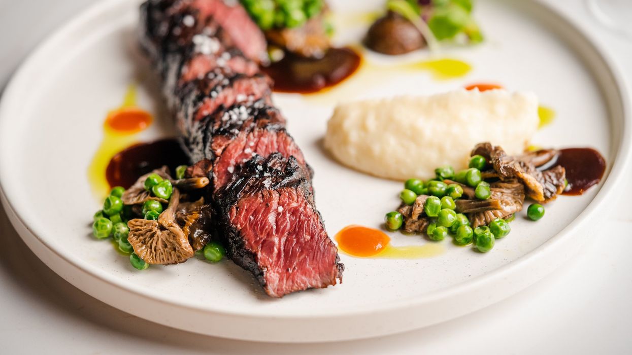 A plate of savoury bites.