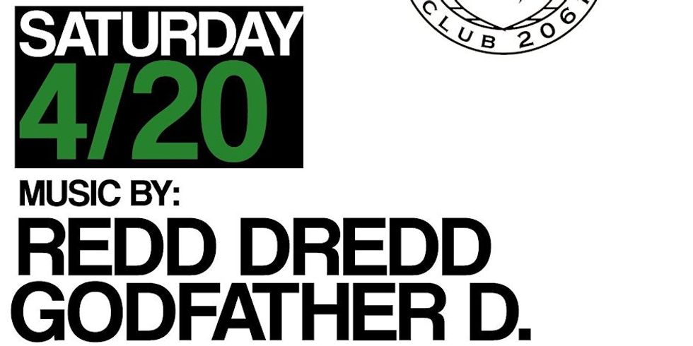 A poster for a DJ set event on 4/20 in Montreal. \u200b