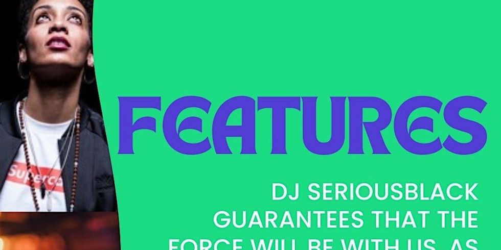 A poster for an upcoming multicultural dance party in Montreal. \u200b