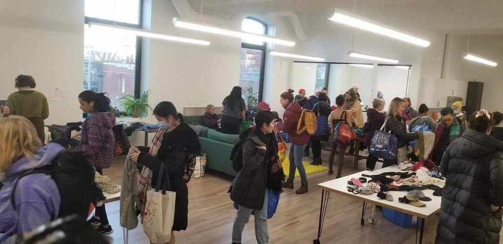 A previous 'Montreal Swap Club' clothing swap event.