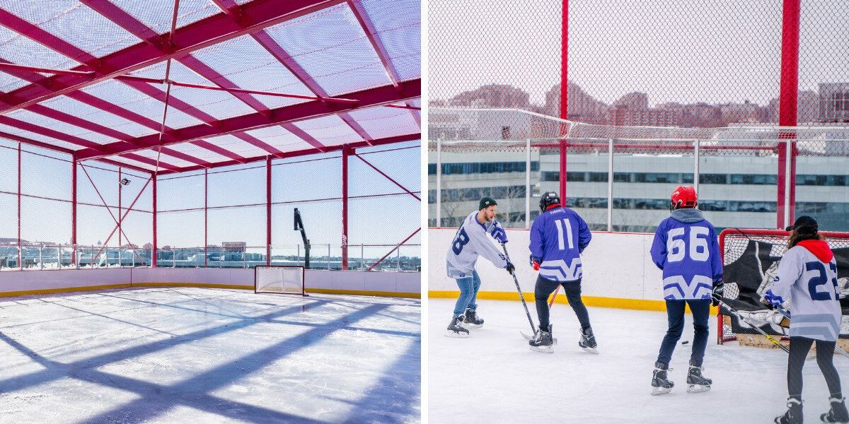 Montreal Rinks You Can Rent A Rooftop Montreal Ice Rink With 9 Friends For $25 Each ...