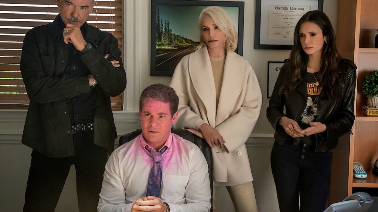 A scene from the upcoming Netflix Canada movie 'The Out-Laws.'