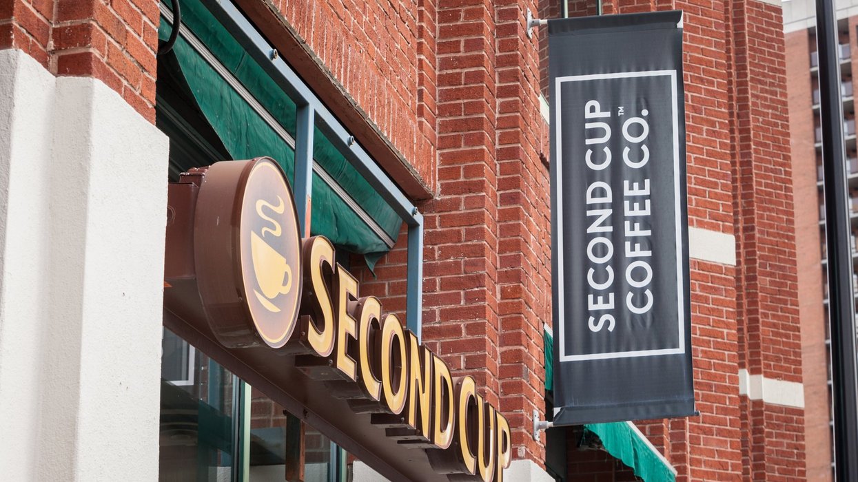 A Second Cup coffee shop.