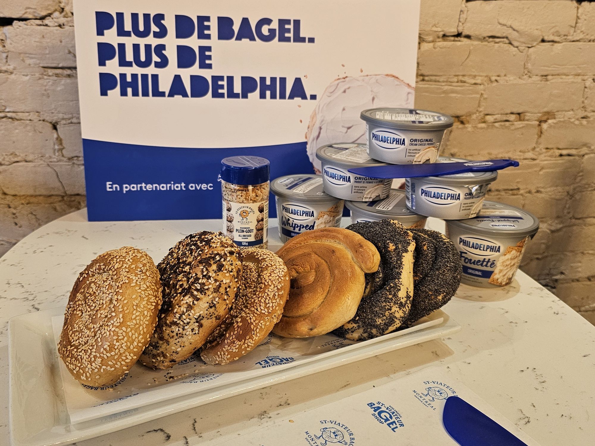 A selection of the limited edition bagels, including sesame, all-dressed, plain and poppy seed.