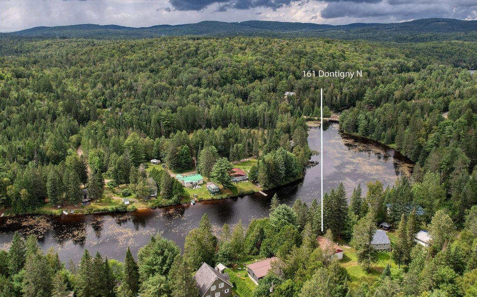 A small home on the water.