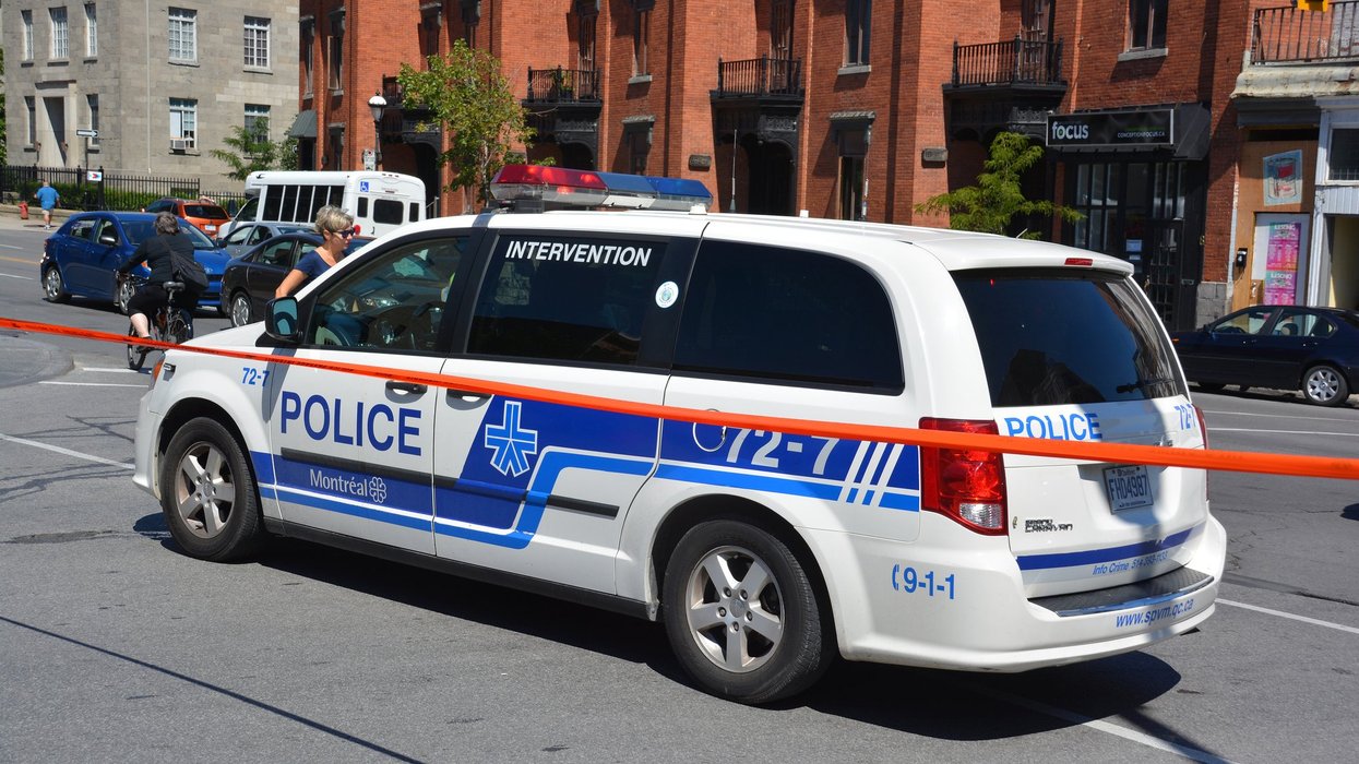 A SPVM police car in Montreal.