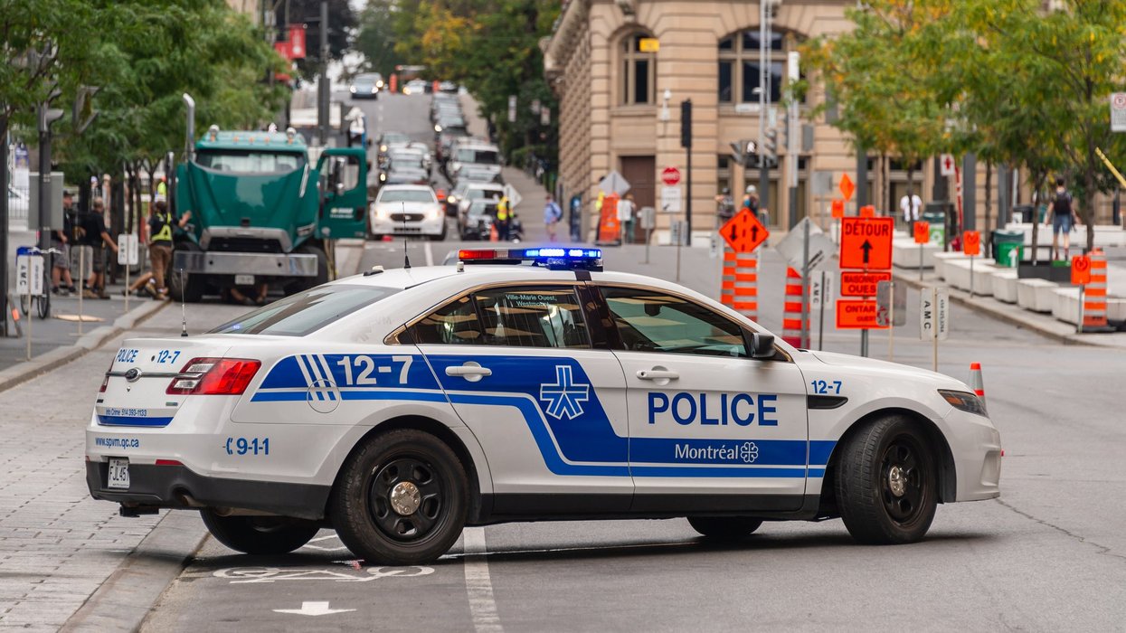 A SPVM police car in Montreal.