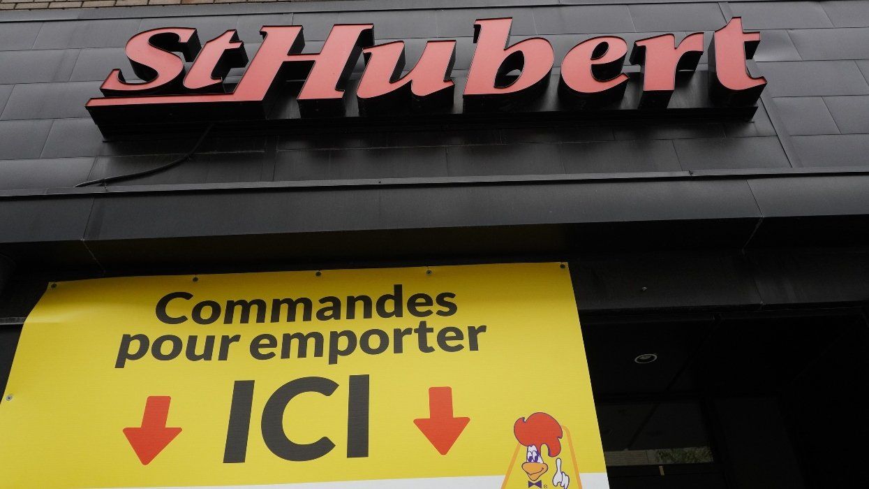 A St-Hubert restaurant in Quebec.