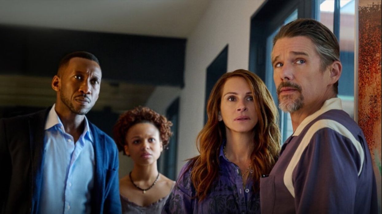 A still from the upcoming Netflix film 'Leave The World Behind' starring Julia Roberts, Ethan Hawke, Mahershala Ali, Myha'la Herrold and Kevin Bacon.