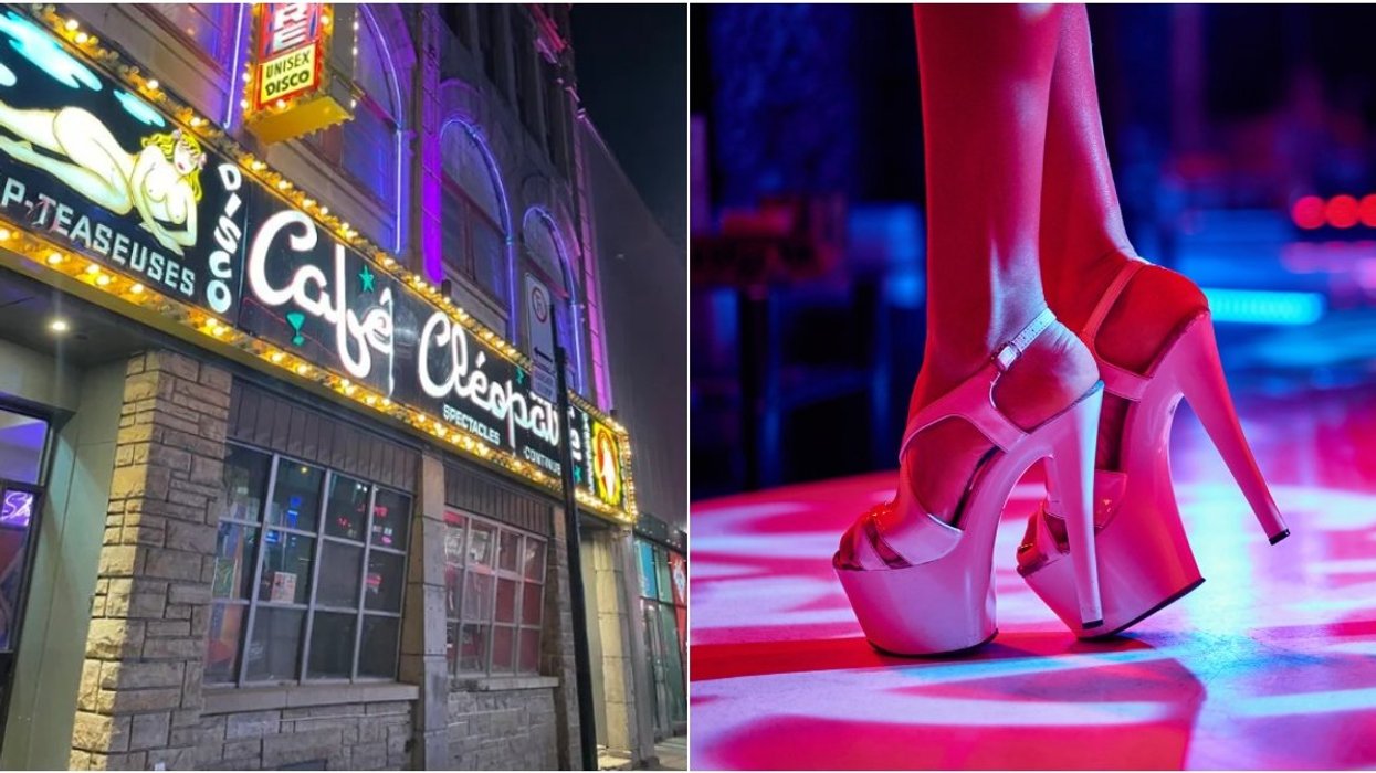 A strip club in Montreal.