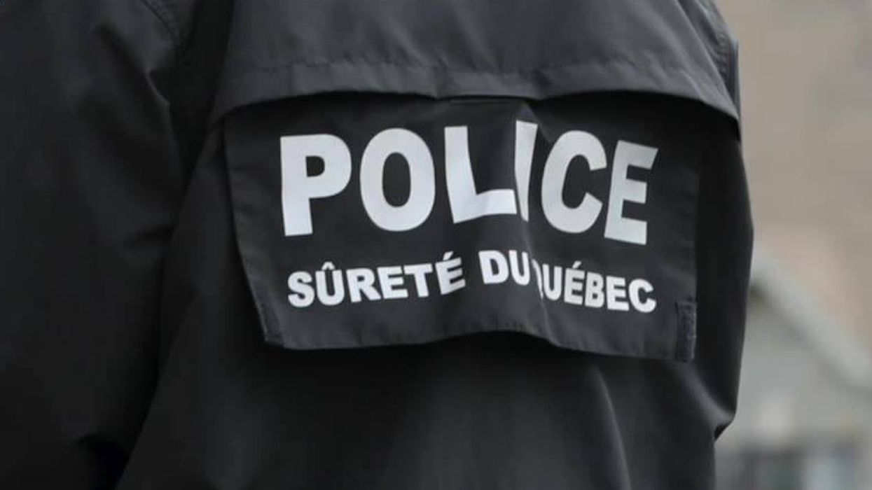 A Sûreté du Québec officer.
