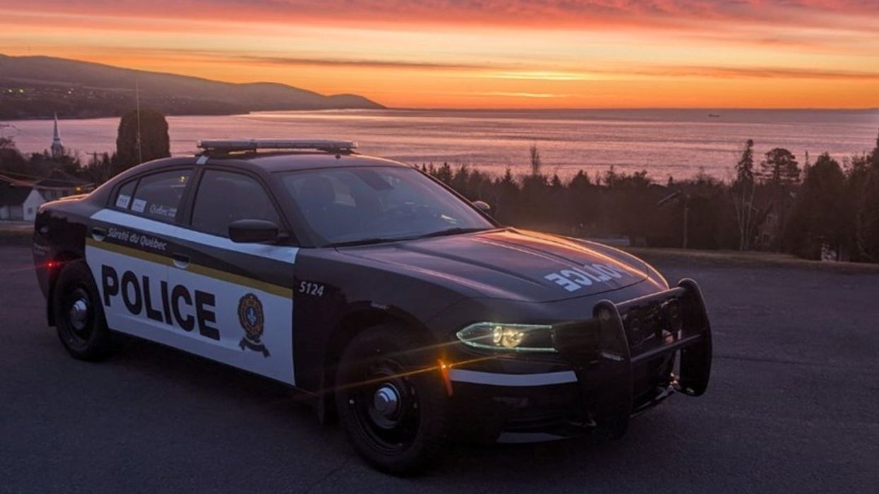 A Sûreté du Québec police car.