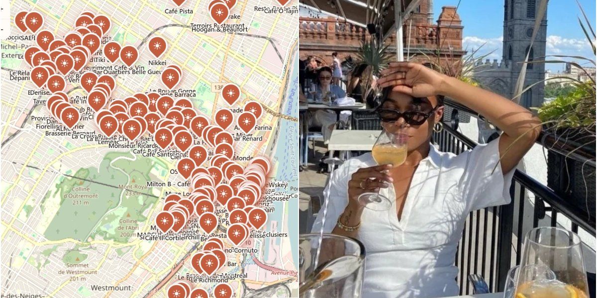 This new Montreal restaurant terrasse map has 200+ spots and it works better than Google Maps This new Montreal restaurant terrasse map has 200+ spots and it works better than Google Maps