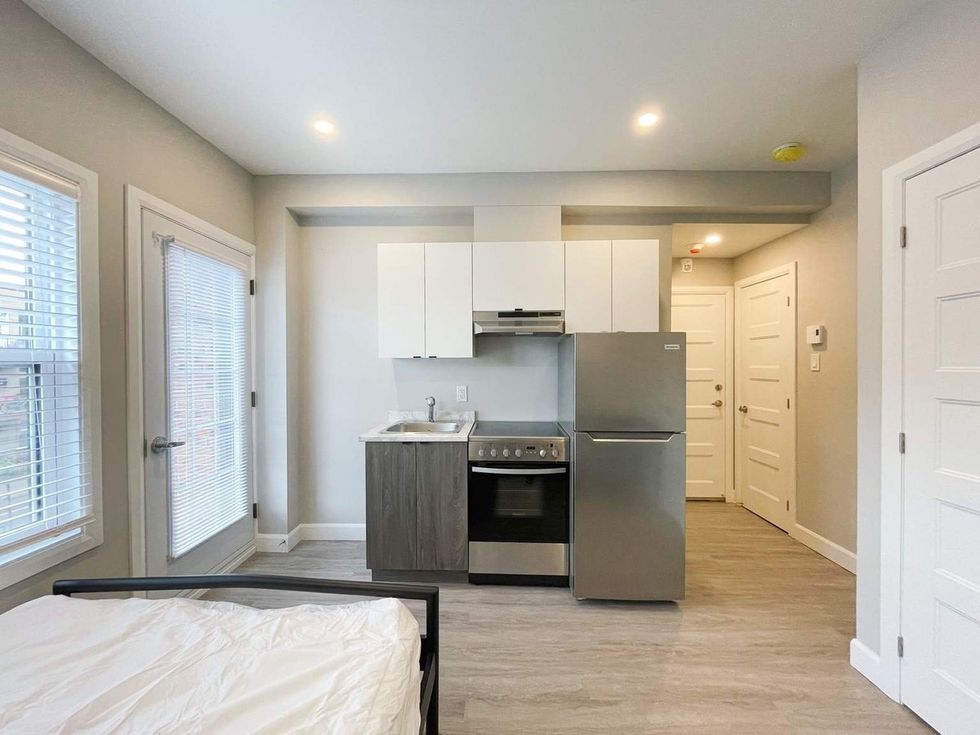 A tiny apartment in Montreal's Plateau neighbourhood.
