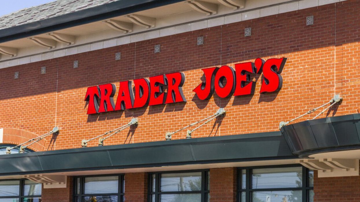 A Trader Joe's sign.