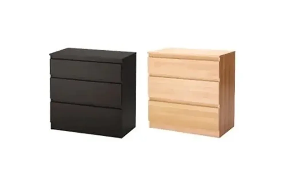 A \u200bKULLEN 3-drawer chest from IKEA.