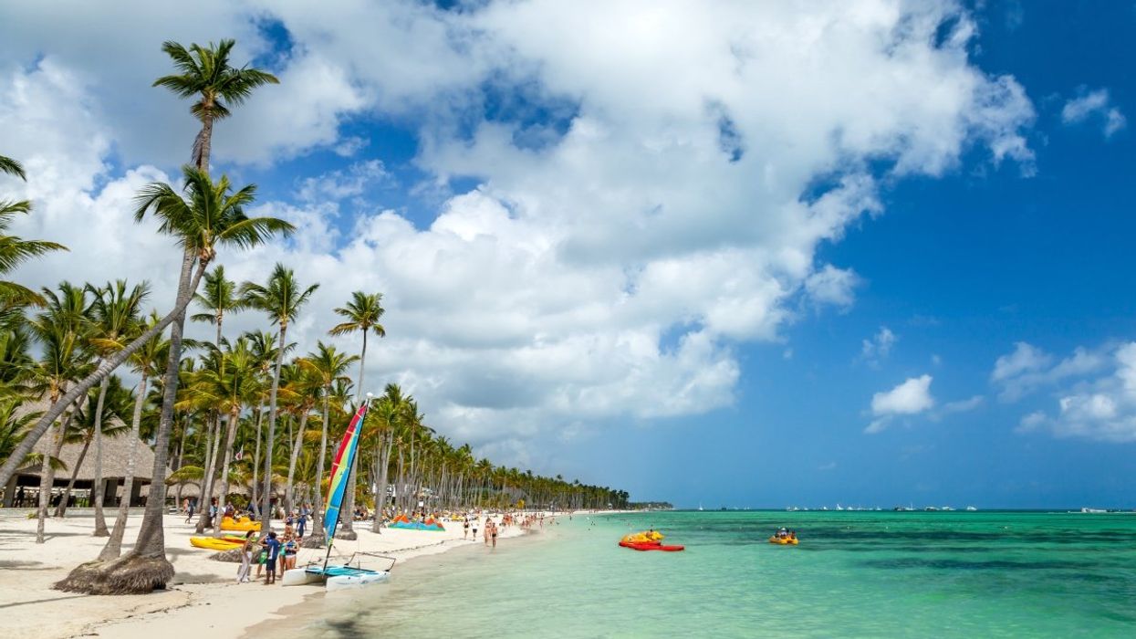 A view of the beach in Punta Cana, Dominican Republic.